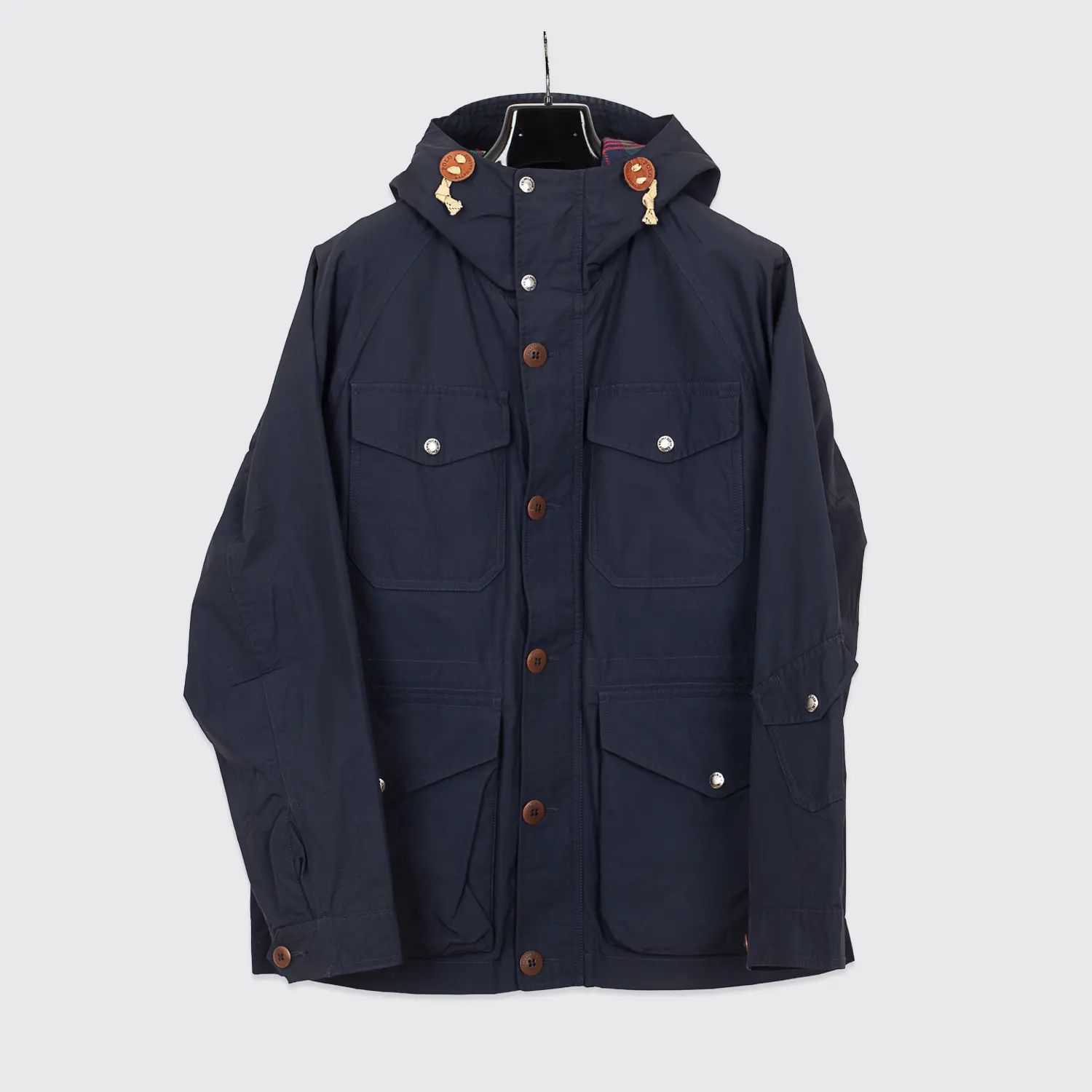 d76943b3-800f-5760-9ae7-28b25ce0a319.jpg.webp Polo Ralph Lauren Jacket Size S Gorham Utility Anorak Navy Blue Cotton Blend - Image 1