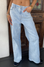 Nectar Premium Denim: Striped Baggy Jeans - Image 3