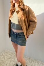 Suede Collared Jacket - Image 3