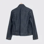 A.P.C. Jacket Men Size M Dark Indigo Blue Cotton Heavyweight Denim w/ Pockets - Image 5