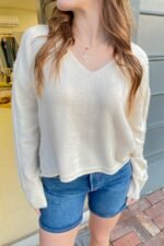 Knit Crop Sweater - Image 2