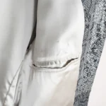 West Coast Leather Jacket XXL Gray Glossy Exotic Snakeskin Print Made in U.S.A.