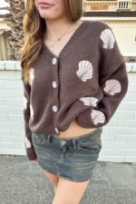 Shell Knit Cardigan