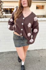 Shell Knit Cardigan - Image 2