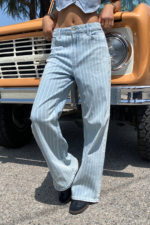 Nectar Premium Denim: Striped Baggy Jeans - Image 5