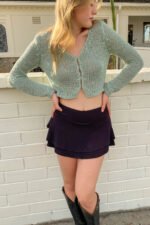 Loose Knit Cardigan - Image 8