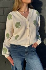 Shell Knit Cardigan - Image 8