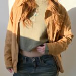 Suede Collared Jacket