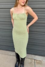 Pucker Midi Dress - Image 4