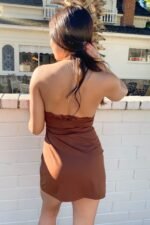 Festival Halter Mini Dress - Image 3